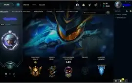 CONTA LOL NIVEL 210, +SKINS, 96 CHAMPS