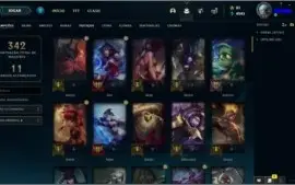 CONTA LOL NIVEL 210, +SKINS, 96 CHAMPS