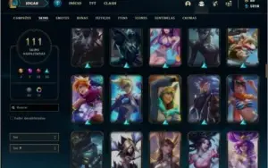 Conta prata 1 com PAX SIVIR e RYZE TRIUNFANTE (RARAS)