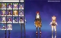 AR33 - Kazuha + Juramento + Keqing + Heizou + Espada Celest