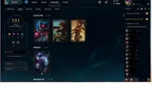 CONTA LOL PLAT 1 120 SKINS +