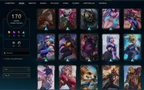 🔱CONTA COM 170 SKINS (13 SKINS PRESTÍGIOS, 21 LENDÁRIAS)🔱