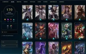 🔱CONTA COM 170 SKINS (13 SKINS PRESTÍGIOS, 21 LENDÁRIAS)🔱