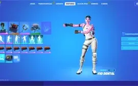 Conta Rara Fortnite Ghoul Trooper Rosa