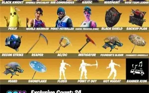 Conta Rara Fortnite Ghoul Trooper Rosa