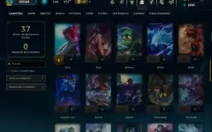 Platina 4 com 60 Champs e 4 Skins
