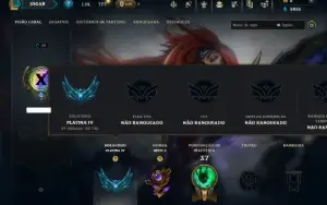 Platina 4 com 60 Champs e 4 Skins