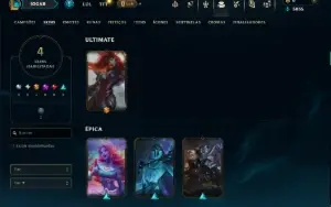 Platina 4 com 60 Champs e 4 Skins