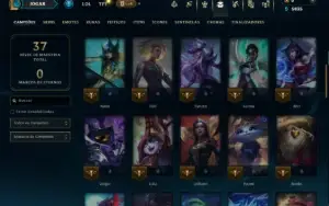 Platina 4 com 60 Champs e 4 Skins