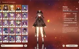 AR 43 Hutao - Zhongli - Diluc C1- Oração Perdida T5