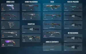 Conta Valorant muitas skins