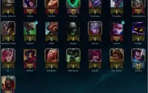 Conta Platina 4 LoL com 103 skins