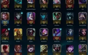 Conta Platina 4 LoL com 103 skins