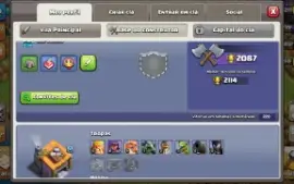Conta clash of clans CV10 recente baratinha