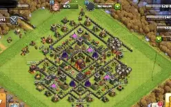Conta clash of clans CV10 recente baratinha