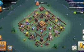 Conta clash of clans CV10 recente baratinha