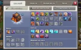 Conta clash of clans CV10 recente baratinha