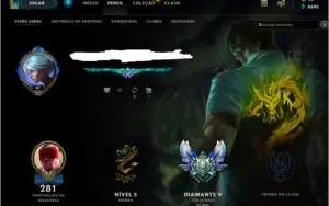 Conta diamond 5, borda platina.