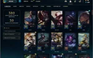 Conta Ouro 3 com 109 Champs e 112 Skins + 600 RP