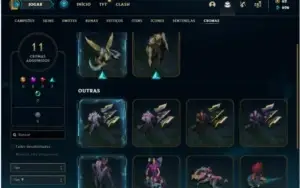 Conta Ouro 3 com 109 Champs e 112 Skins + 600 RP