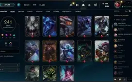 Vendo acc LoL com 241 skins e 160 essências míticas.