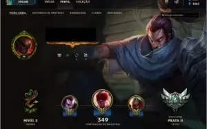 Conta level 40 + Borda de ouro+prata II+ 110campeões+69skins