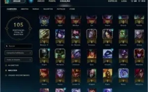 Conta Platina 5, 33 Campeões, 7 Skins