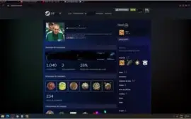 Conta steam Prime com medalas de serviço