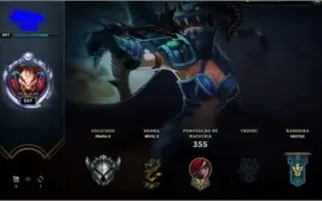 conta prata 2 110 champs 73 skins