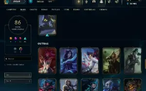 Fullacesso - Conta De 2013 - 86 Skins - Level 287 - 91 Campe