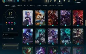 Fullacesso - Conta De 2013 - 86 Skins - Level 287 - 91 Campe
