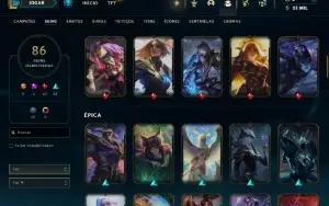 Fullacesso - Conta De 2013 - 86 Skins - Level 287 - 91 Campe