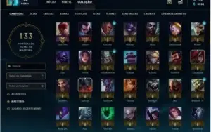 Conta League of Legends 134 Campeões, 50 Skins! Prata V