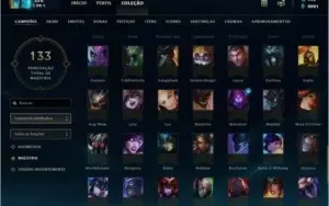 Conta League of Legends 134 Campeões, 50 Skins! Prata V