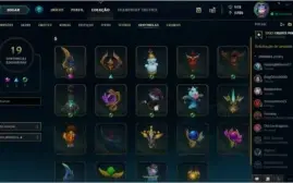 Conta LOL Diamante 4 SoloQ 48 Skins 135 Ícones 91 Campeões