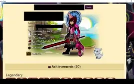 Conta De 2013 + 6th Upholder (Adventure Quest Worlds)