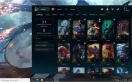 Conta Unranked nível 34 com várias skins boas