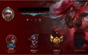 Conta Gold Ouro 2 SoloDuo | Flex Ouro 5 com muitas skins