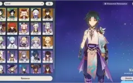Conta Genshin 8 Bonecos 5 estrelas, 7 Armas 5 estrelas