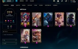 Conta lol top Diamante 2