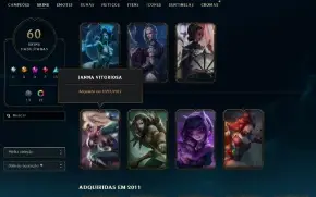 Conta Janna Vitoriosa Kayle Juiza E Mais 3 Skins Ultimates