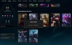 Conta Janna Vitoriosa Kayle Juiza E Mais 3 Skins Ultimates