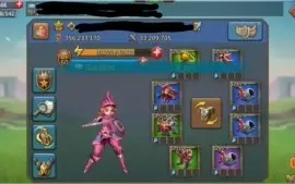 Conta Trap Lords Mobile 356M poder 13M tropas 540k gemaa
