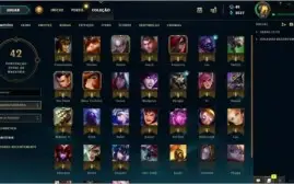 CONTA LOL GOLD V COM 5 SKINS LVL 39