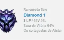 Diamante 1 64% WR