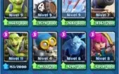 Conta LVL12 3 Cartas lvl Max todas lendárias 4600 troféus