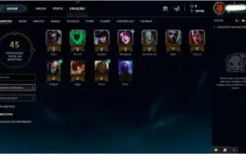 Conta Level 23 com 11 campeões barato