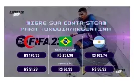 Migre Sua Conta Steam Para A Turquia E Argentina