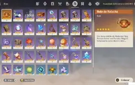 AR60 - 22 5⭐ (Raiden C2 + BiS, Yelan C2 + BiS) - 16 Armas 5⭐