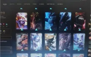 Conta LOL lv 330+ todos personagens 130 skins sem md10